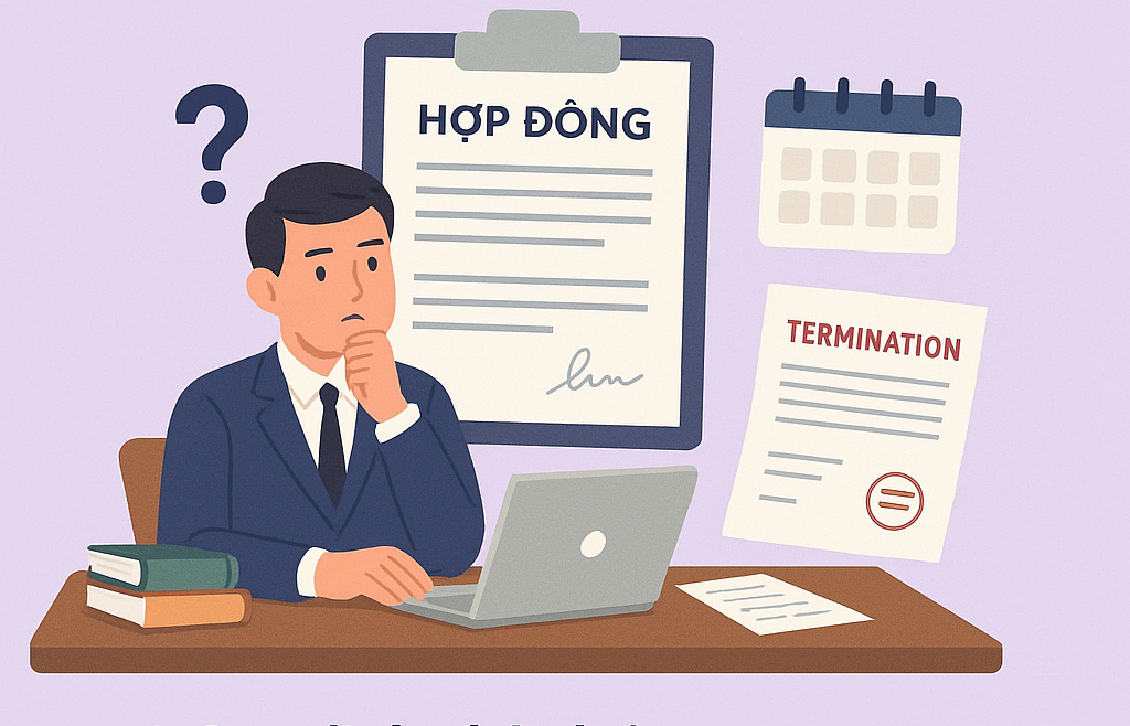 Hết hạn hợp đồng lao động nhưng công ty vẫn để làm việc tiếp, rồi cho nghỉ ngang có đúng luật?